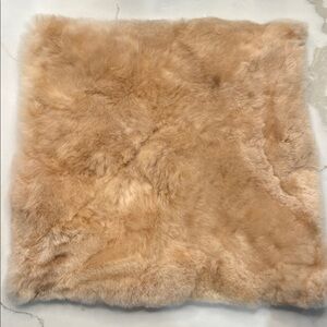100% alpaca fur pillow covers 16” x 16” choose color